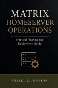 Matrix Homeserver Operations