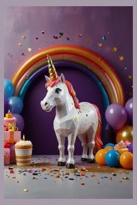 Unicorn Birthday Party Pack - Games & Decorations