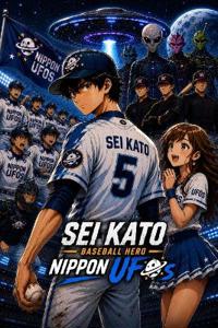 Manga Style Sei Kato Baseball Hero