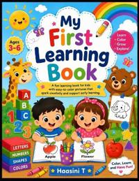 My First ABC Learning Book for Kids Ages 3-6