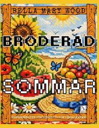 Broderad Sommar eller sommarmönster för korstyn för färgläggning
