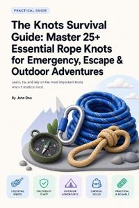 The Knots Survival Guide Master 25+ Essential Rope Knots for Emergency, Escape & Outdoor Adventures