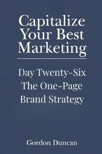 The One-Page Brand Strategy