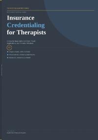 Insurance Credentialing for Therapists