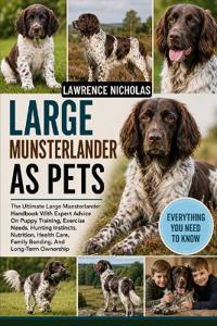 Large Munsterlander as Pets