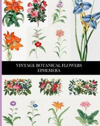 Vintage Botanical Flowers Ephemera