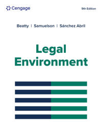 Bokomslag för "Legal Environment"