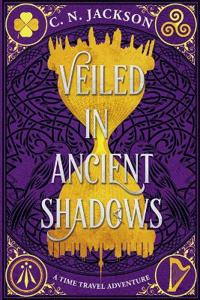 Kirjan kansi "Veiled in Ancient Shadows"