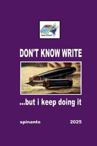 Don't Know Write