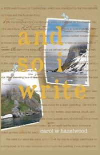 And So I Write