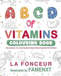 A B C D of Vitamins Colouring Book (Black and White Print)