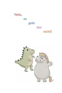Nein, so geht das nicht!