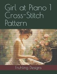 Girl at Piano 1 Cross-Stitch Pattern