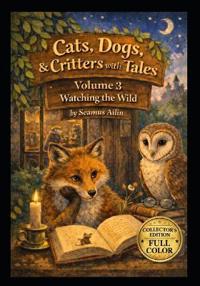 Kirjan kansi "Cats, Dogs & Critters with Tales"