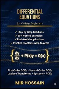 DIFFERENTIAL EQUATIONS for College Beginners