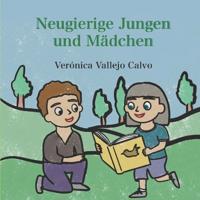 Neugierige Jungen und Mädchen