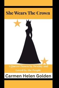 Kirjan kansi "She Wears the Crown"