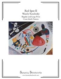 Red Spot II Cross Stitch Pattern Book - Wassily Kandinsky