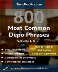 800 Most Common Depo Phrases - Volume II