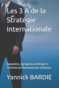 Les 3 A de la Stratégie Internationale