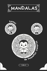 Mandalas Kawaii de pequeños vampiros
