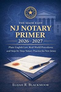 The Made Easy NJ Notary Primer 2026 - 2027