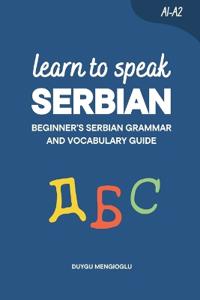 Learn to Speak Serbian