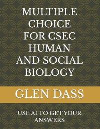 Multiple Choice for Csec Human and Social Biology