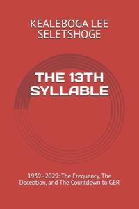 Bokomslag for "The 13th Syllable"