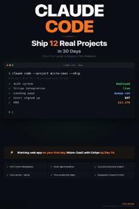 Claude Code - Ship 12 Real Projects in 30 Days