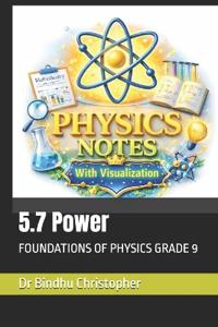FOUNDATIONS OF PHYSICS -5.7 Power