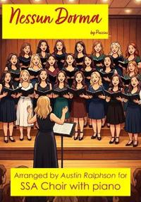 Nessun Dorma - 3 part choir or vocal SSA with piano