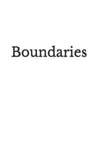 Boundaries