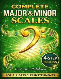 Scale book (scales) for all BASS CLEF instruments