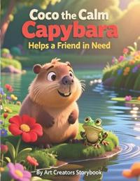 Coco the Calm Capybara Helps a Friend in Need