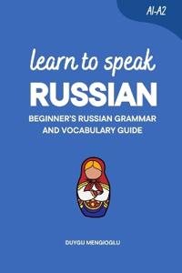 Mengioglu, D: Learn to Speak Russian