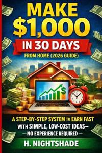Make $1,000 in 30 Days from Home (2026 Guide)