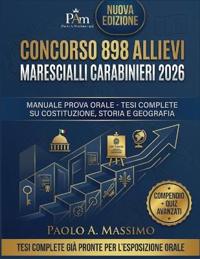 Concorso 898 Allievi Marescialli Carabinieri 2026