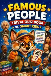 Famous People Trivia Quiz Book for Smart Kids