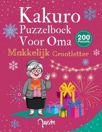 Kakuro Puzzelboek Voor Oma Grootletter Makkelijk