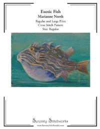 Exotic Fish Cross Stitch Pattern - Marianne North - Regular Size Edition