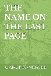 The Name on the Last page