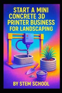 Start a Mini Concrete 3D Printer Business for Landscaping