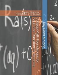 College Math Foundations for Adult and Transitioning Students