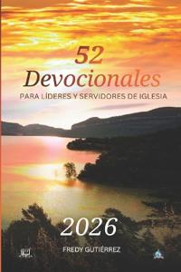 52 Devocionales para Líderes y Servidores de Iglesias 2026