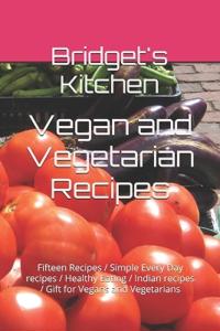 Vegan and Vegetarian Recipes