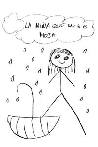 La niña que no se moja