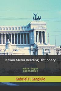 Italian Menu Reading Dictionary