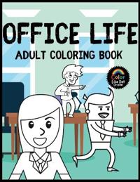 Office Life Adult Coloring Book