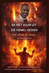Kirjan kansi "Ek het vuur uit die hemel gesien"